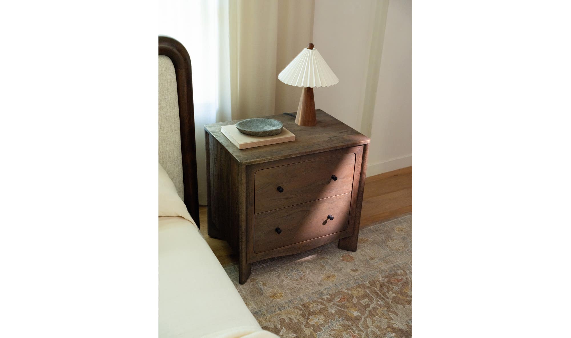 Mabel Nightstand Dark Brown by Moe's Home Collection - view 9