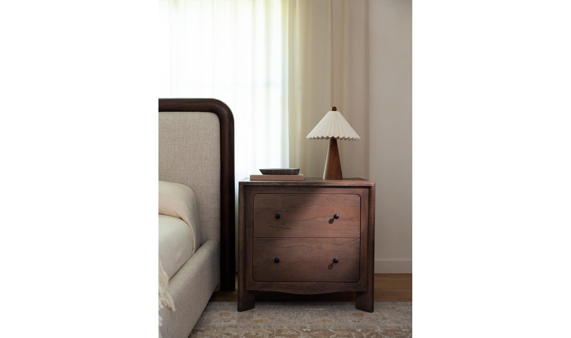 Mabel Nightstand Dark Brown by Moe's Home Collection - view 10