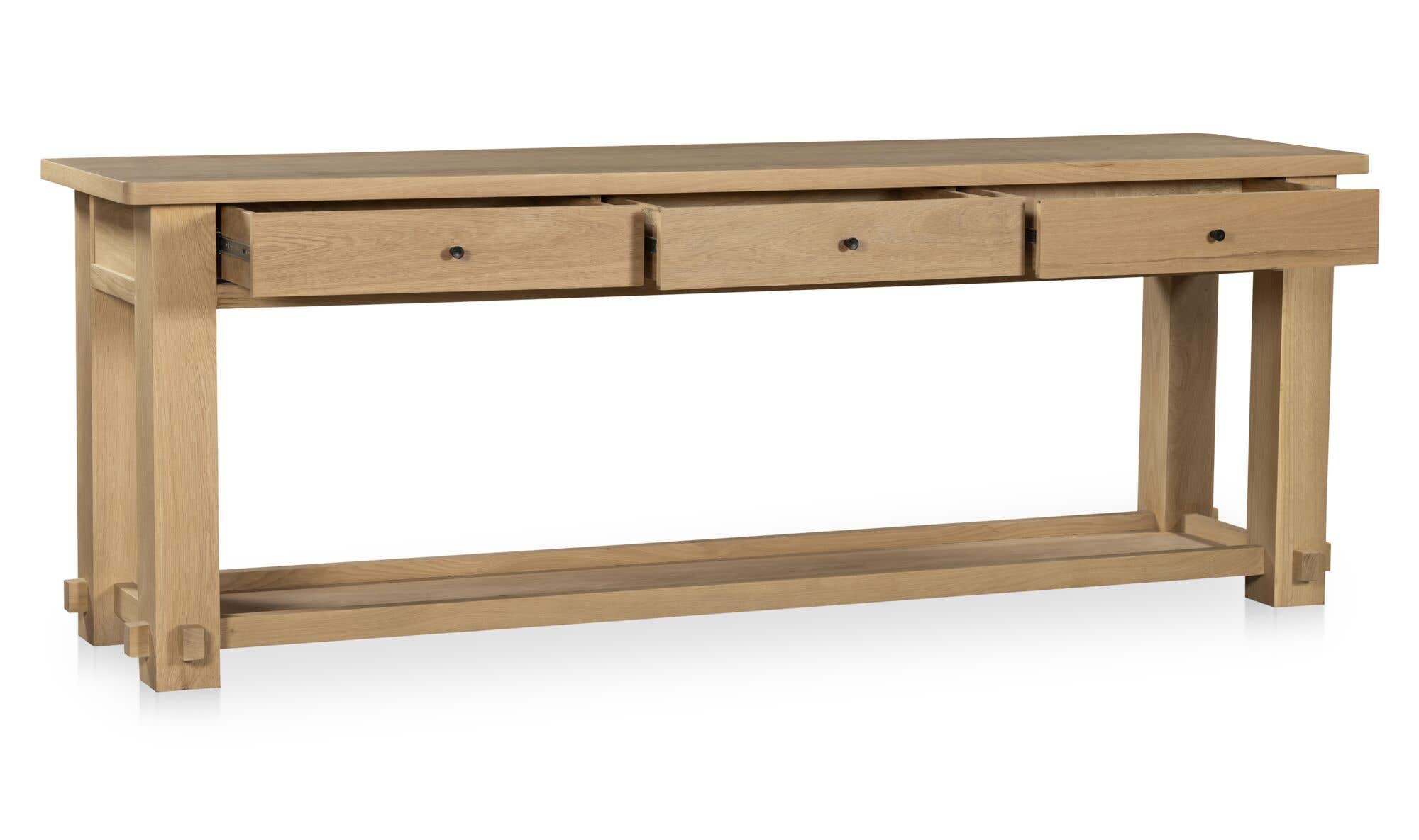 Morey Console Table Natural by Moe's Home Collection - view 5