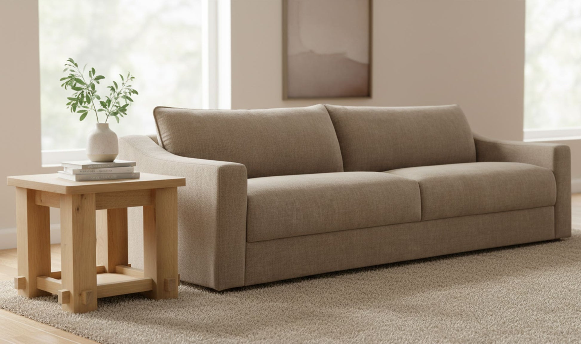Morey Side Table Natural by Moe's Home Collection - view 3
