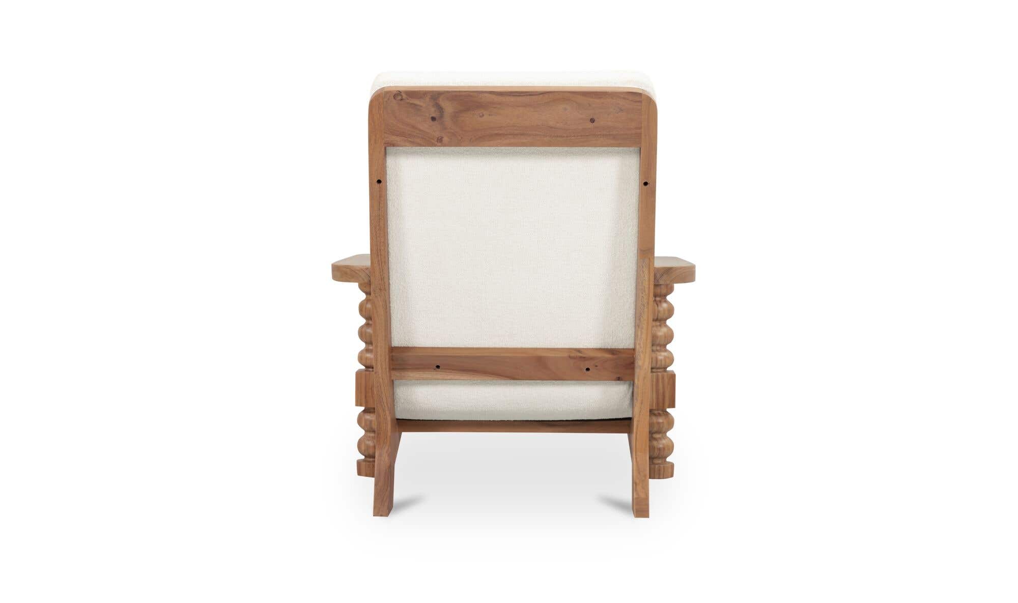 Ingrid Accent Chair Off White by Moe's Home Collection - view 7