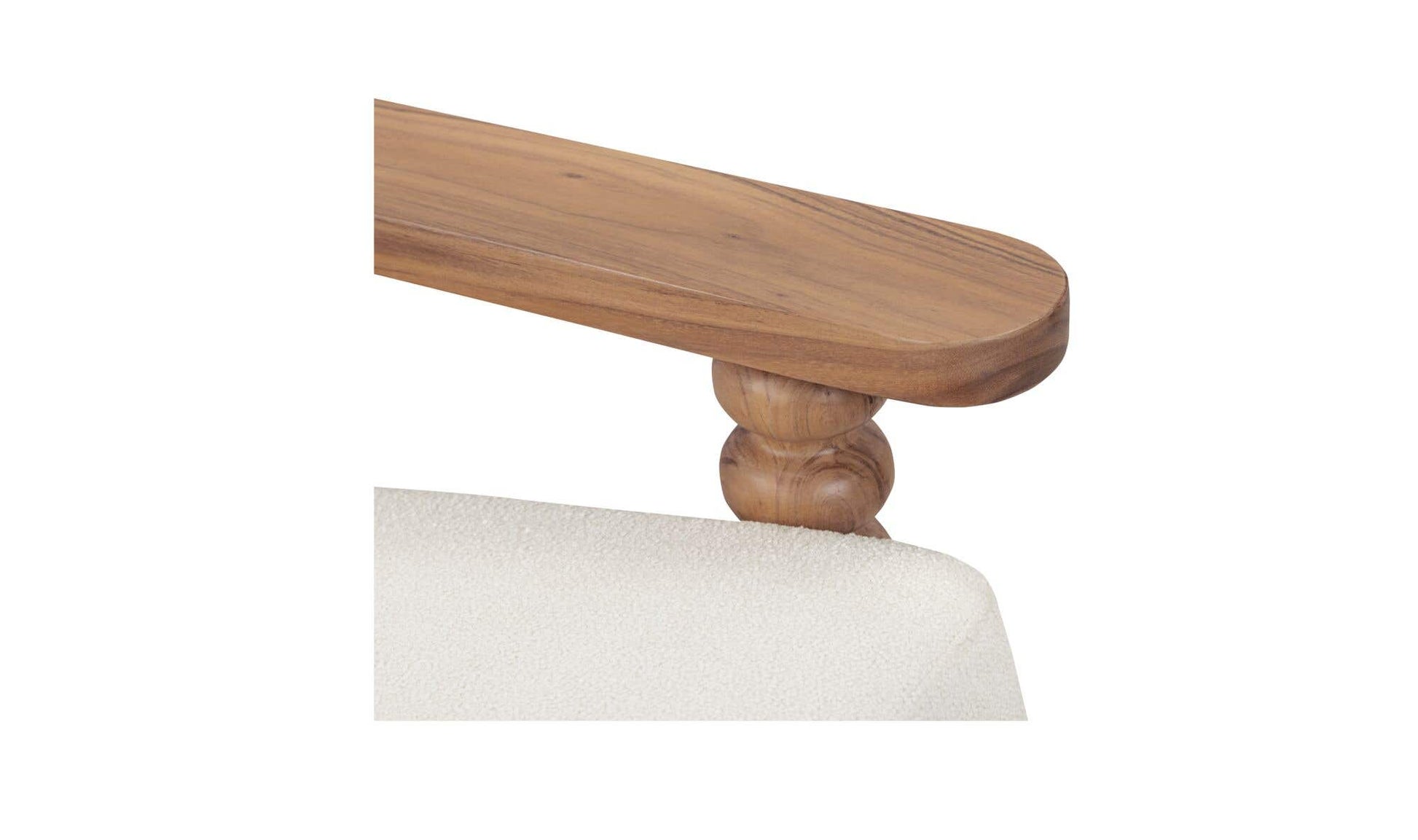 Ingrid Accent Chair Off White by Moe's Home Collection - view 8