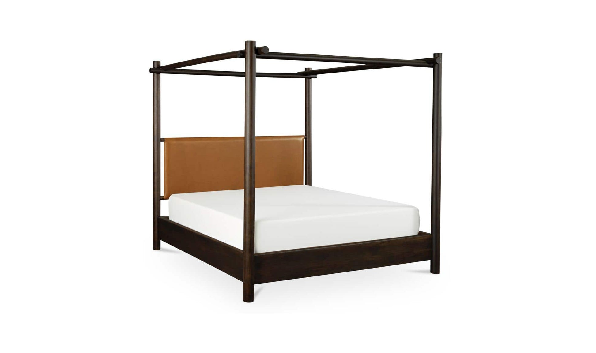 Devin Bed King Brown by Moe's Home Collection - view 7