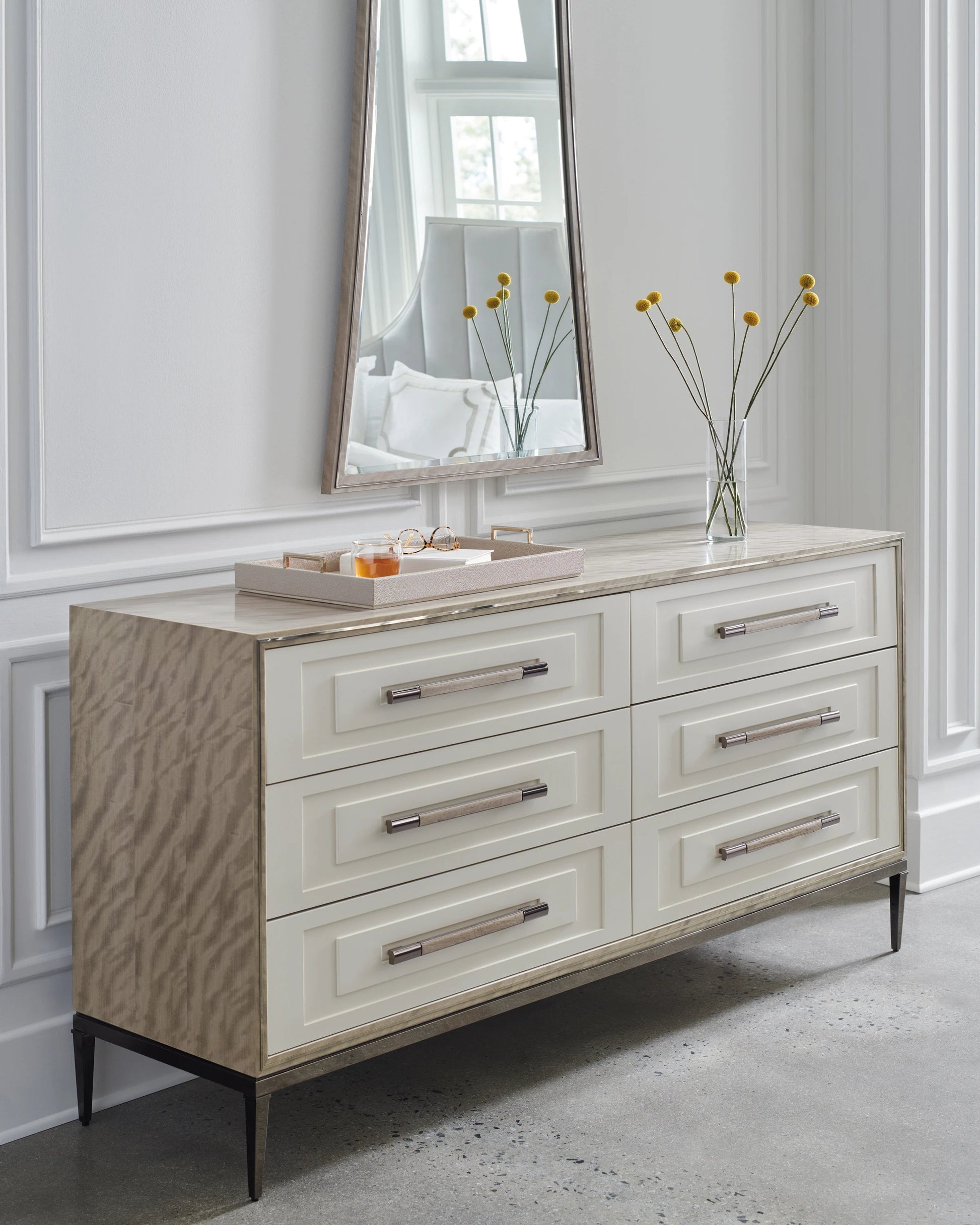 Impressive Deep Bronze Dresser 72" by Caracole - view 3