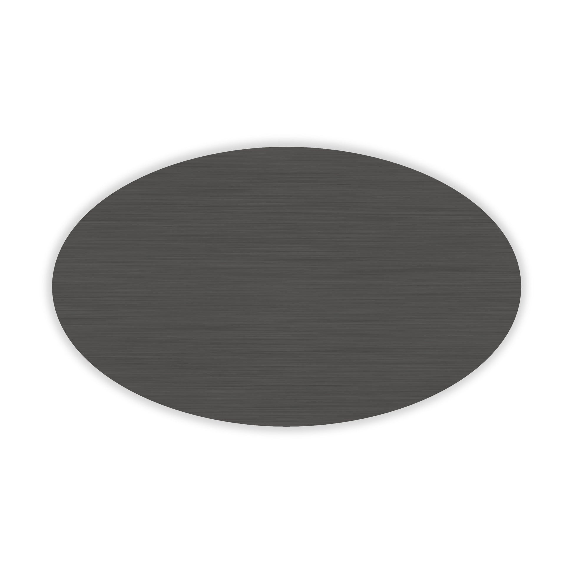 Adele Oval Cocktail Table Almost Black 38.75" by Caracole - view 5