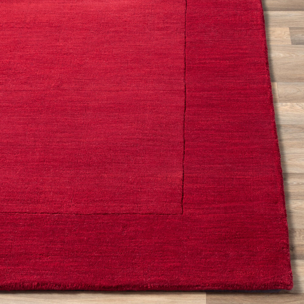 Mystique Red Handmade Rug - front