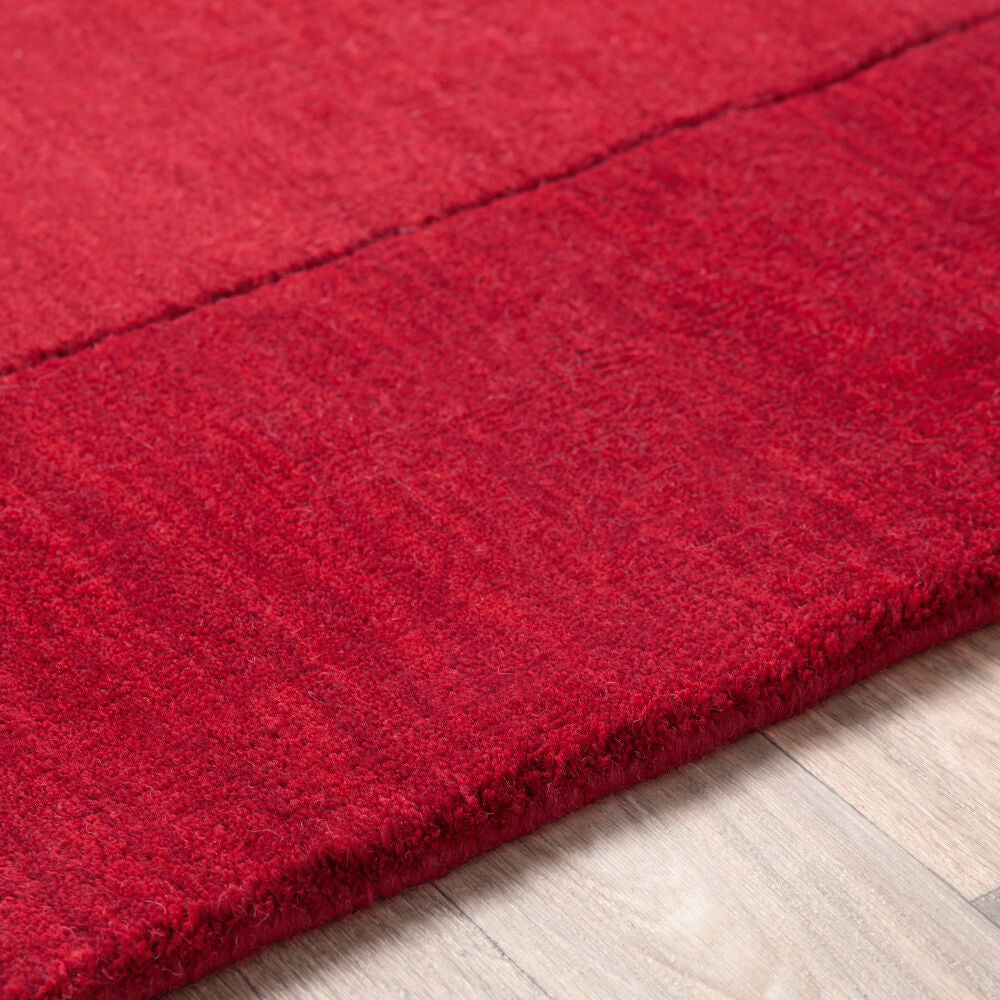 Mystique Red Handmade Rug - texture