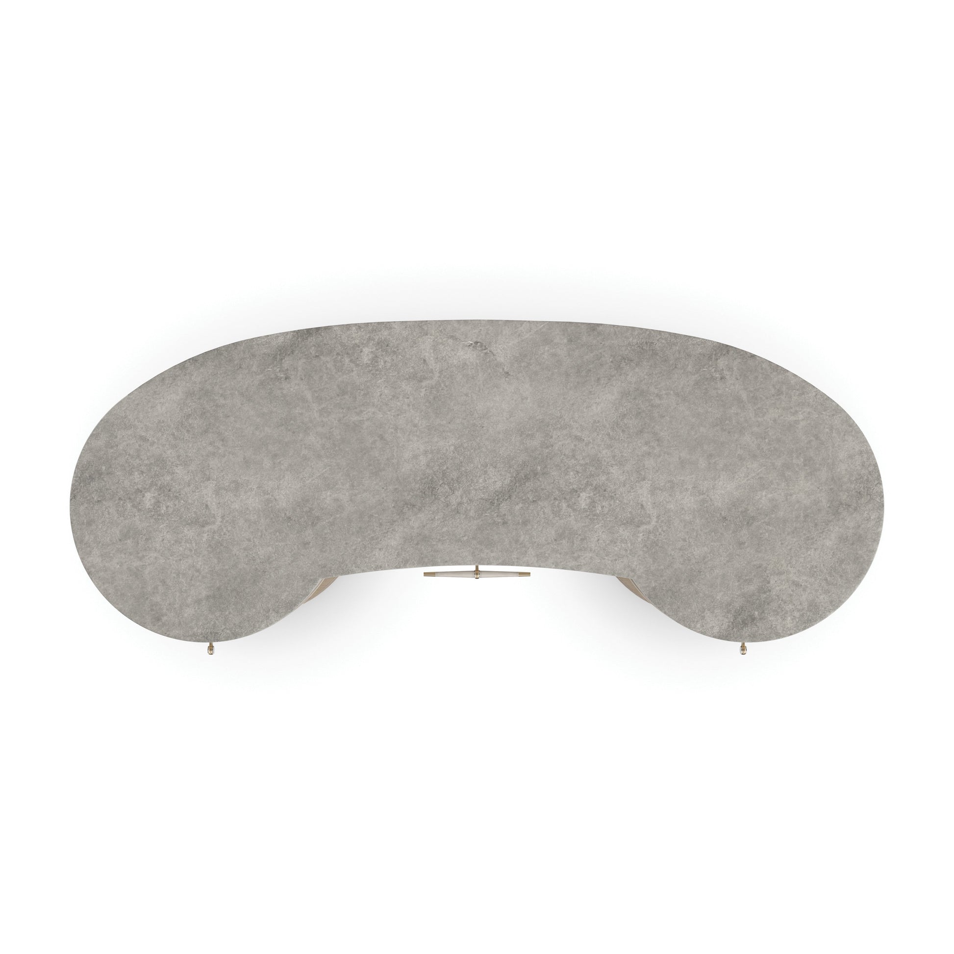 Vanity Fair Brushed Gold Desk 67.25" by Caracole - view 6