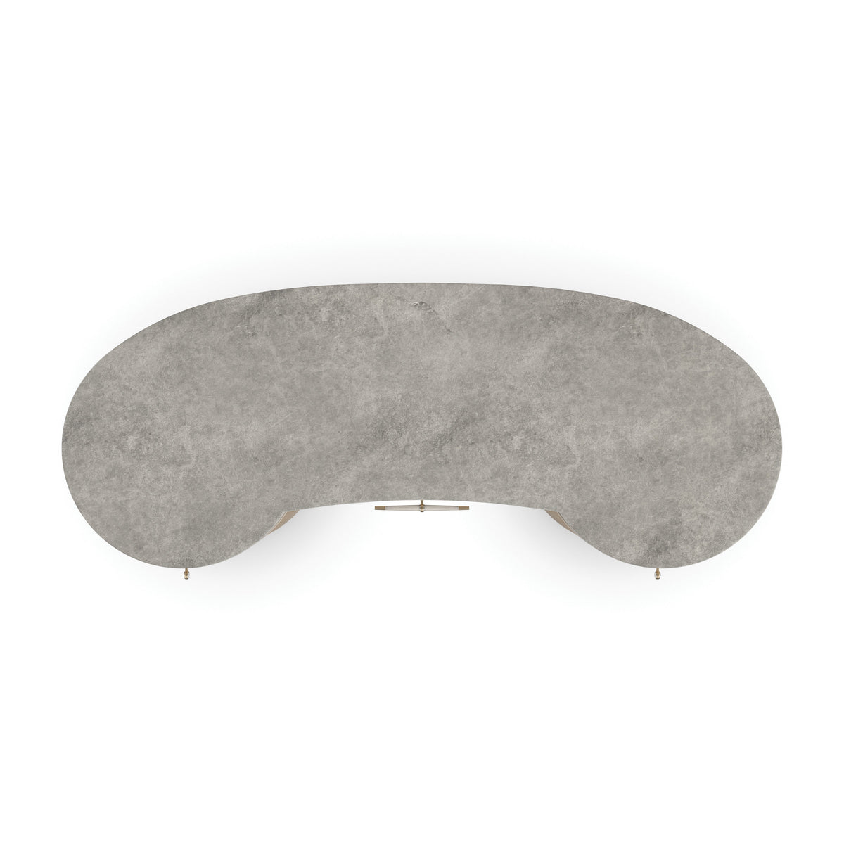 Vanity Fair Brushed Gold Desk 67.25" by Caracole - view 6