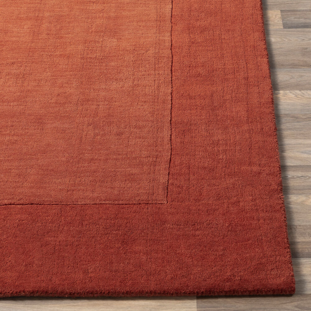 Mystique Rust Handmade Rug - front