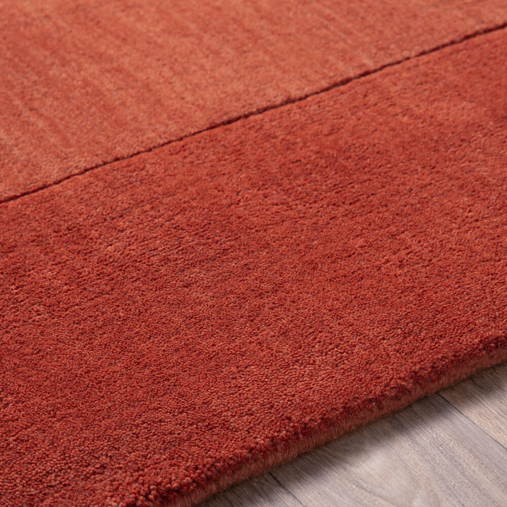 Mystique Rust Handmade Rug - texture