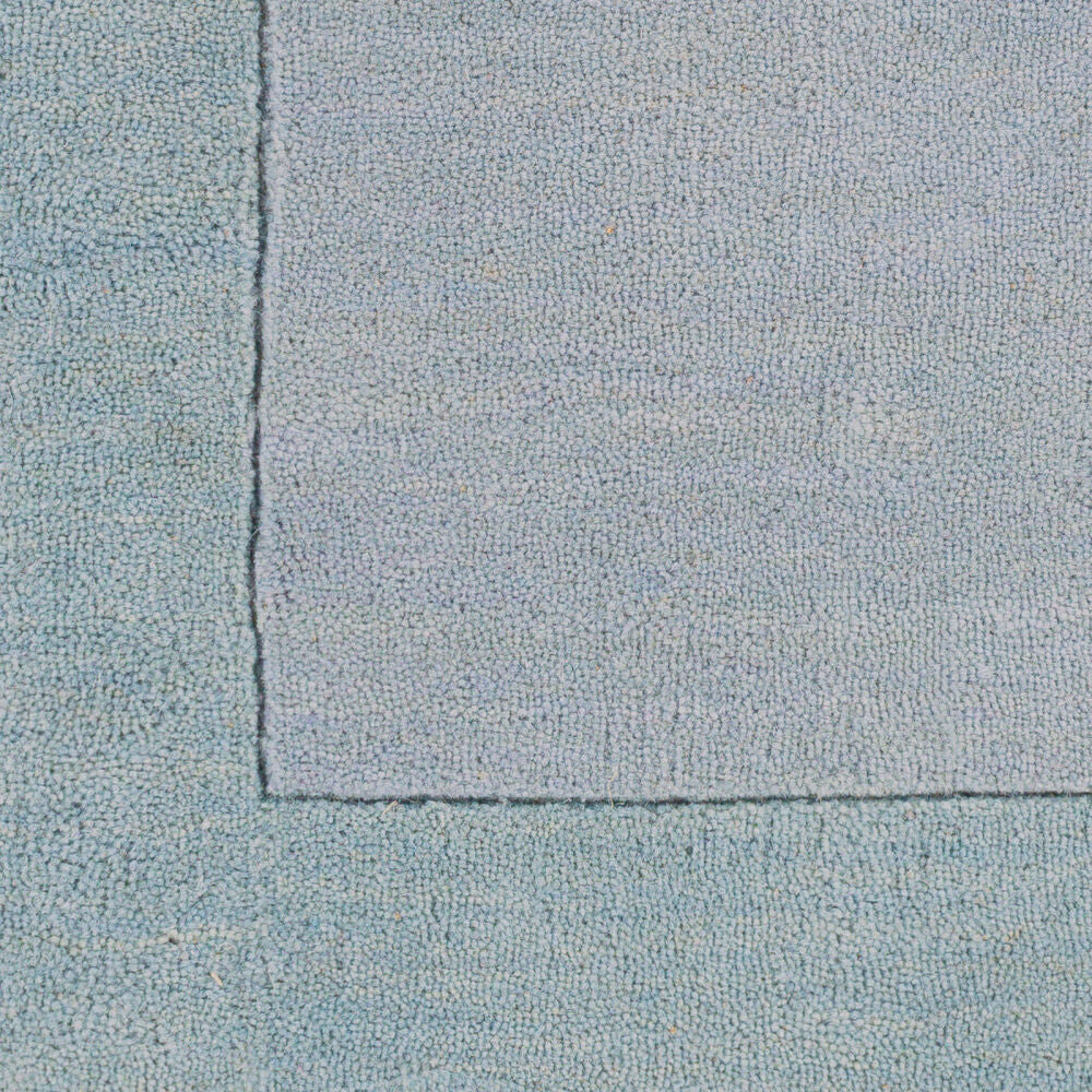 Mystique Ice Blue/Medium Gray Handmade Rug - swatch