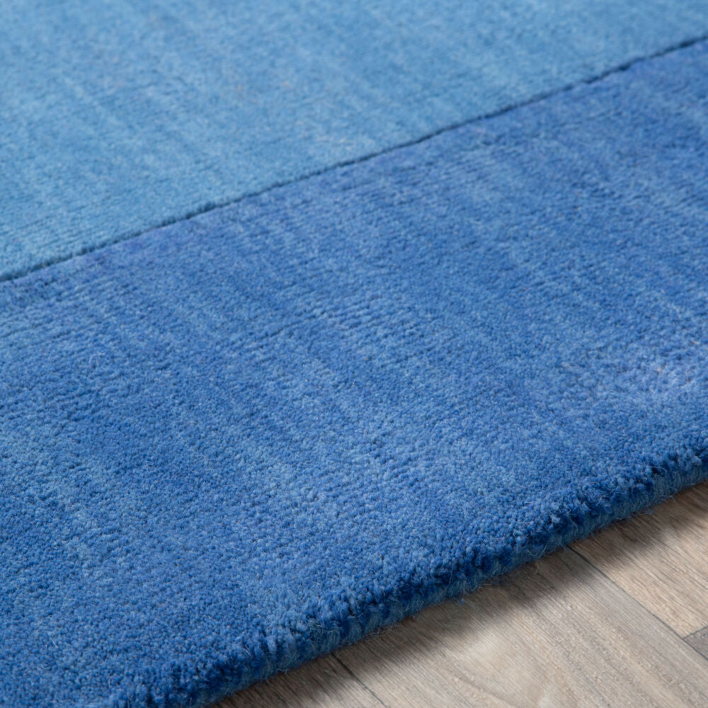Mystique Dark Blue Handmade Rug M-308 - texture