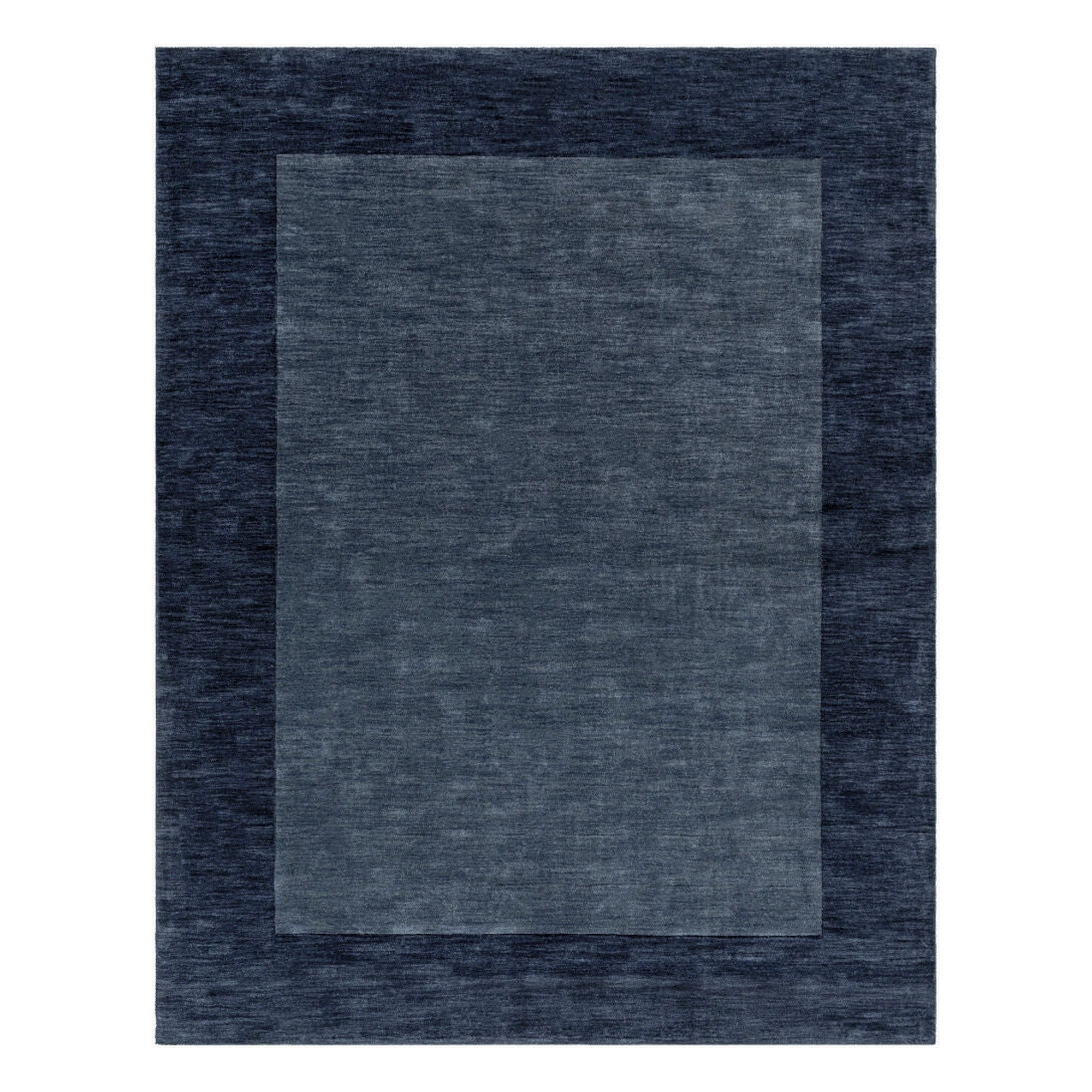 Mystique Ink Blue Handmade Rug - 10' x 14'