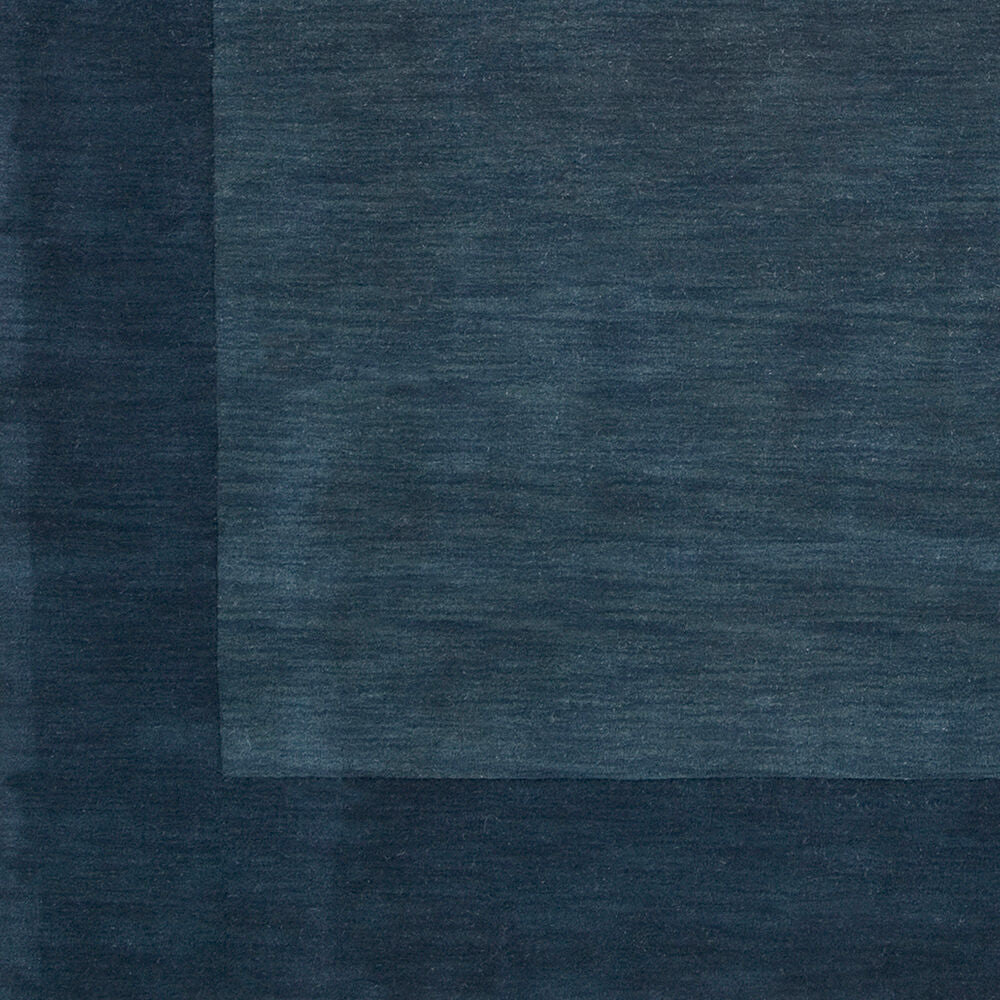Mystique Ink Blue Handmade Rug - swatch