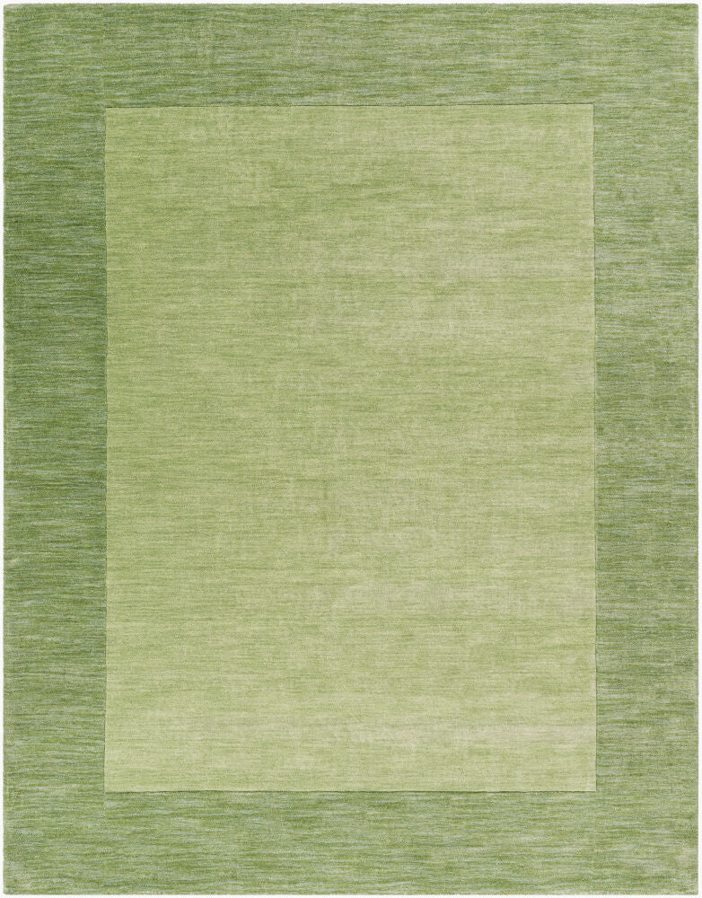 Mystique Medium Green Handmade Rug - 10' x 14'