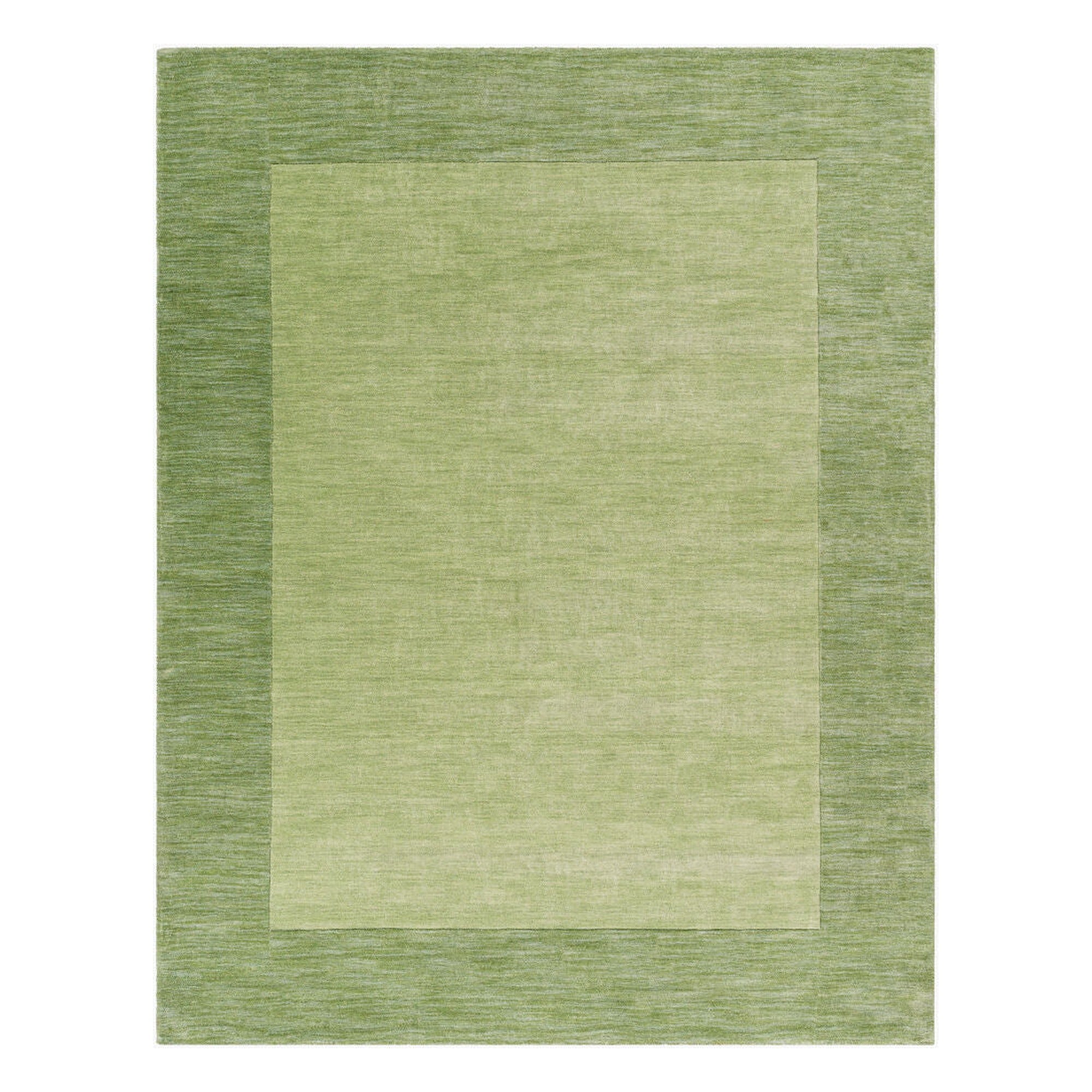 Mystique Medium Green Handmade Rug - 10' x 14'