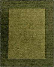 Mystique Dark Green/Olive Handmade Rug - 12' x 15'