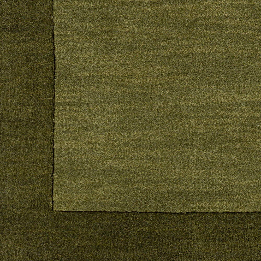 Mystique Dark Green/Olive Handmade Rug - swatch