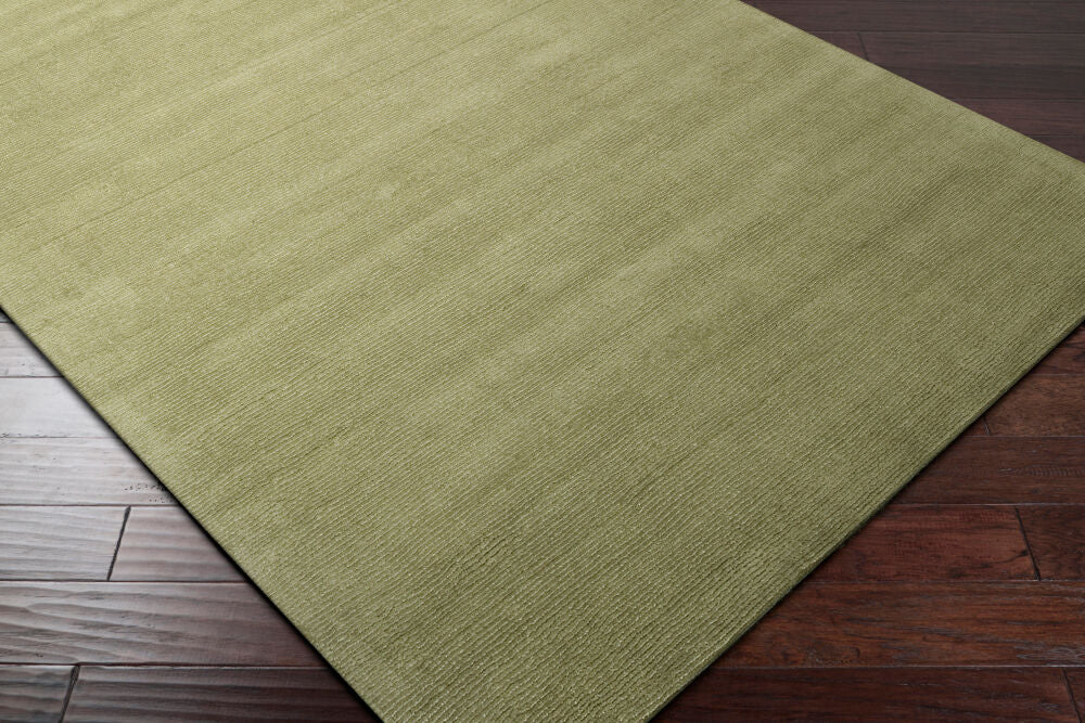 Mystique Sage Handmade Rug - corner