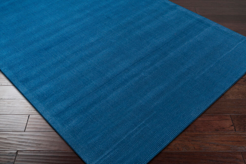 Mystique Dark Blue Handmade Rug M-330 - corner