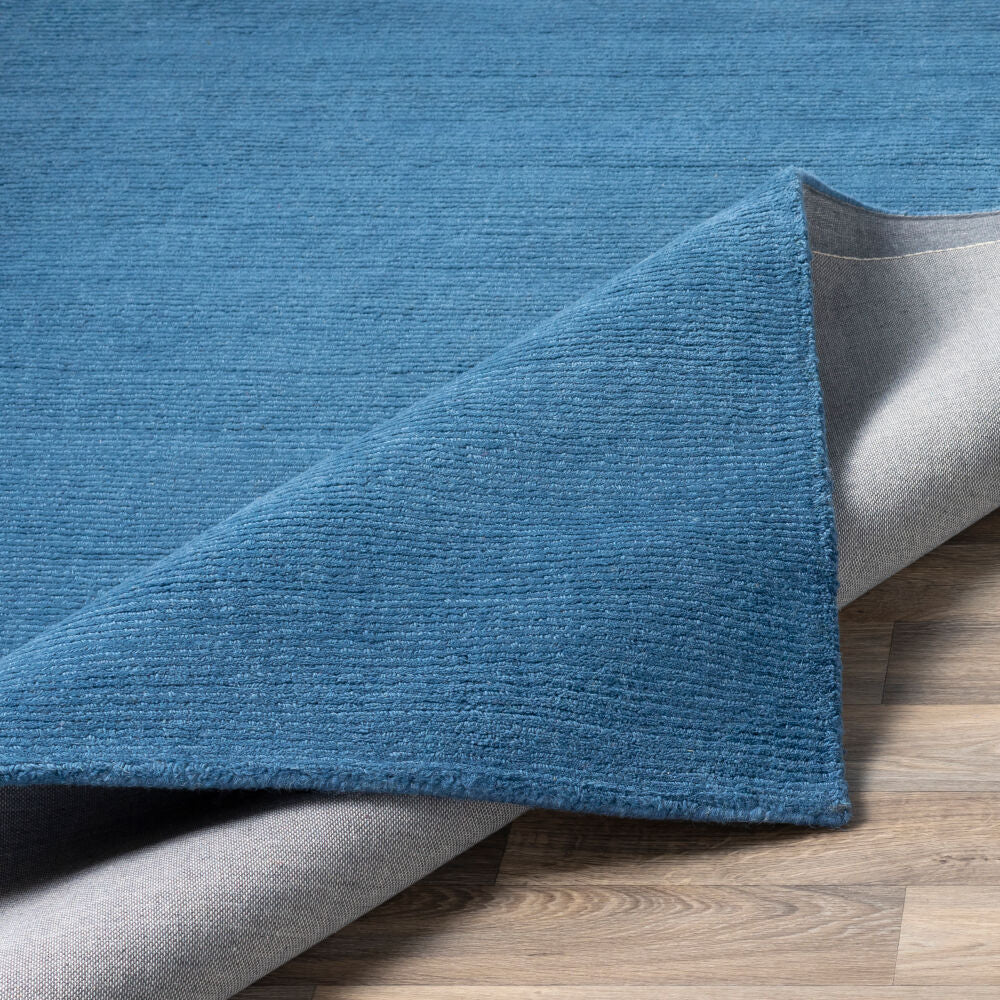 Mystique Dark Blue Handmade Rug M-330 - fold