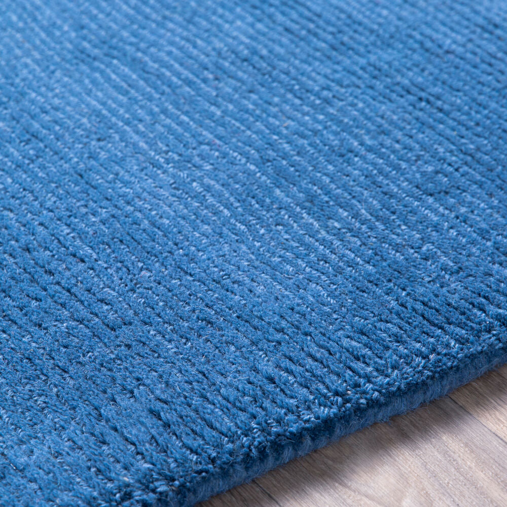 Mystique Dark Blue Handmade Rug M-330 - texture