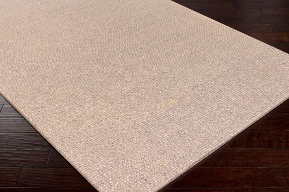 Mystique Tan Handmade Rug - corner