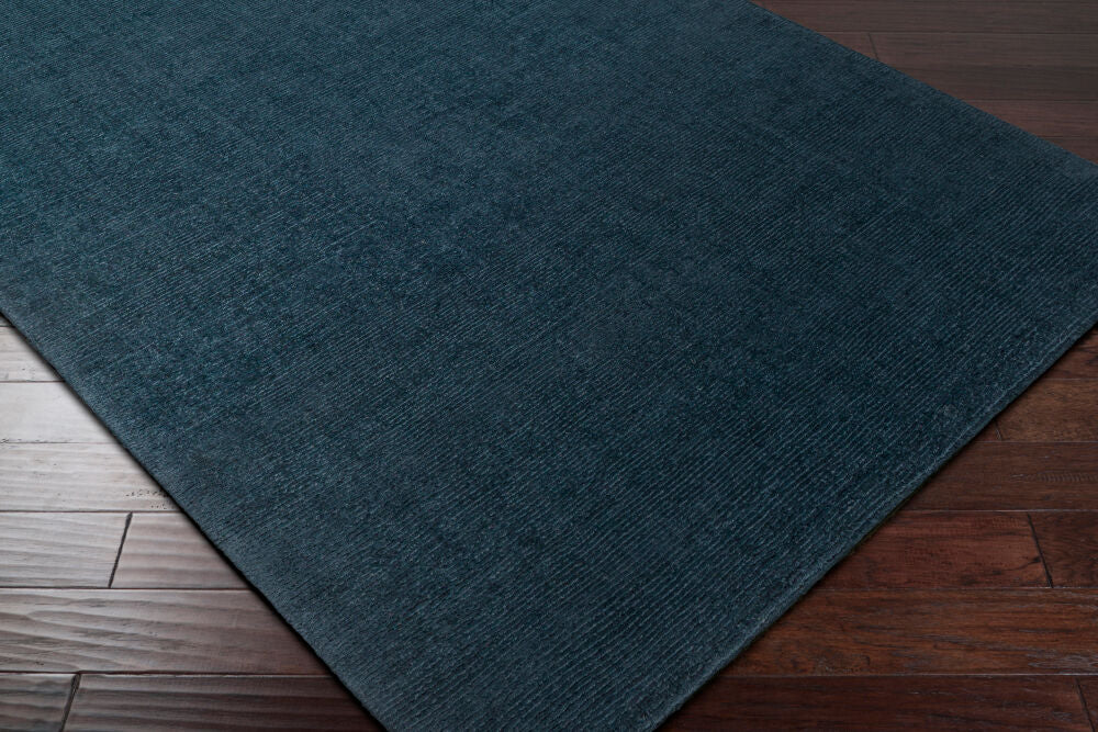 Mystique Dark Blue Handmade Rug M-340 - corner
