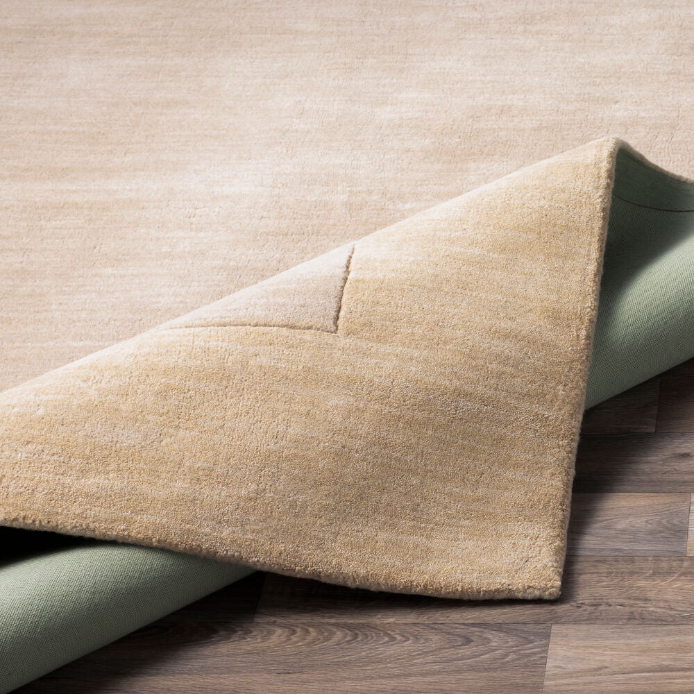 Mystique Beige Handmade Rug M-344 - fold