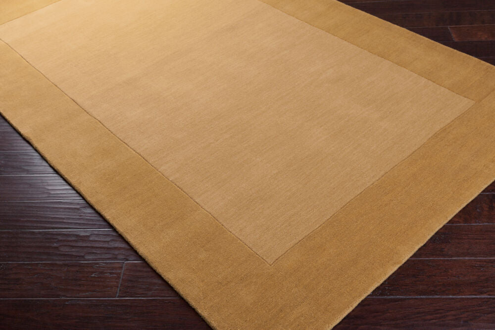 Mystique Camel Handmade Rug - corner