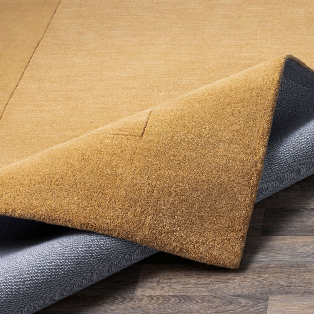 Mystique Camel Handmade Rug - fold