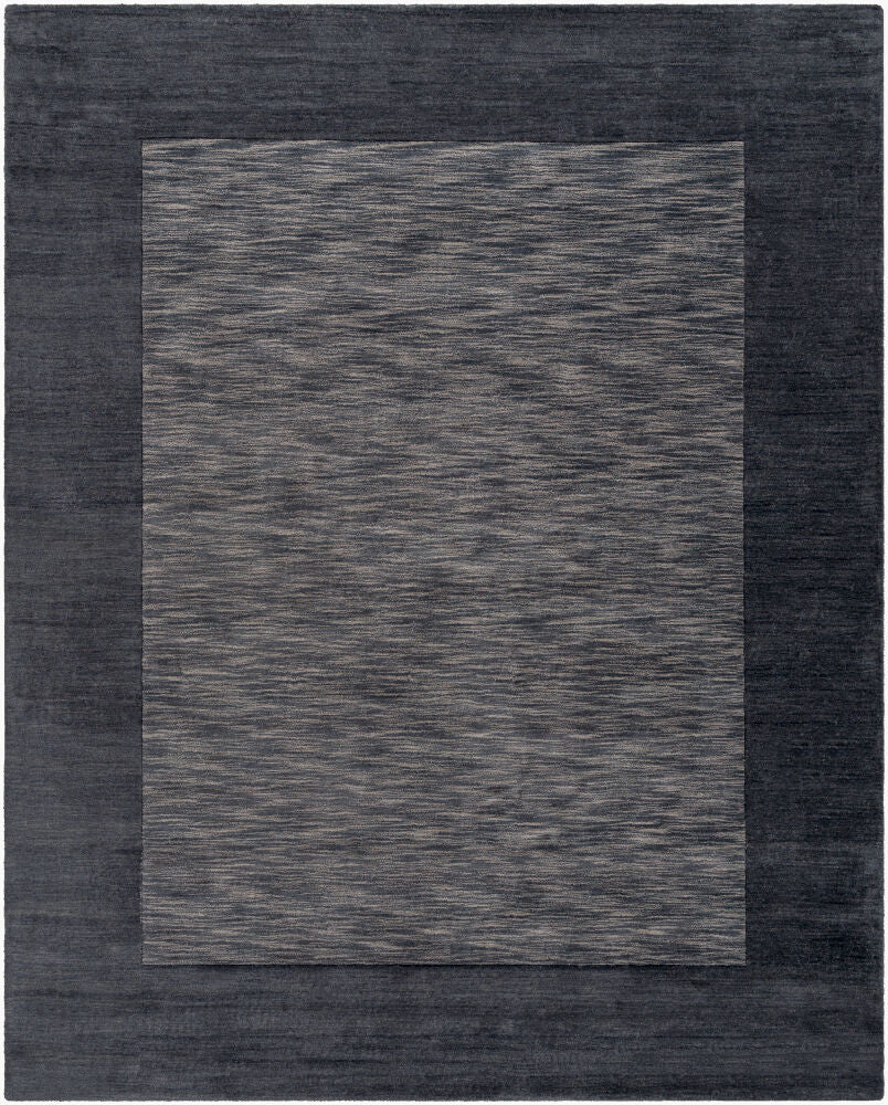 Mystique Black/Charcoal Handmade Rug - 12' x 15'