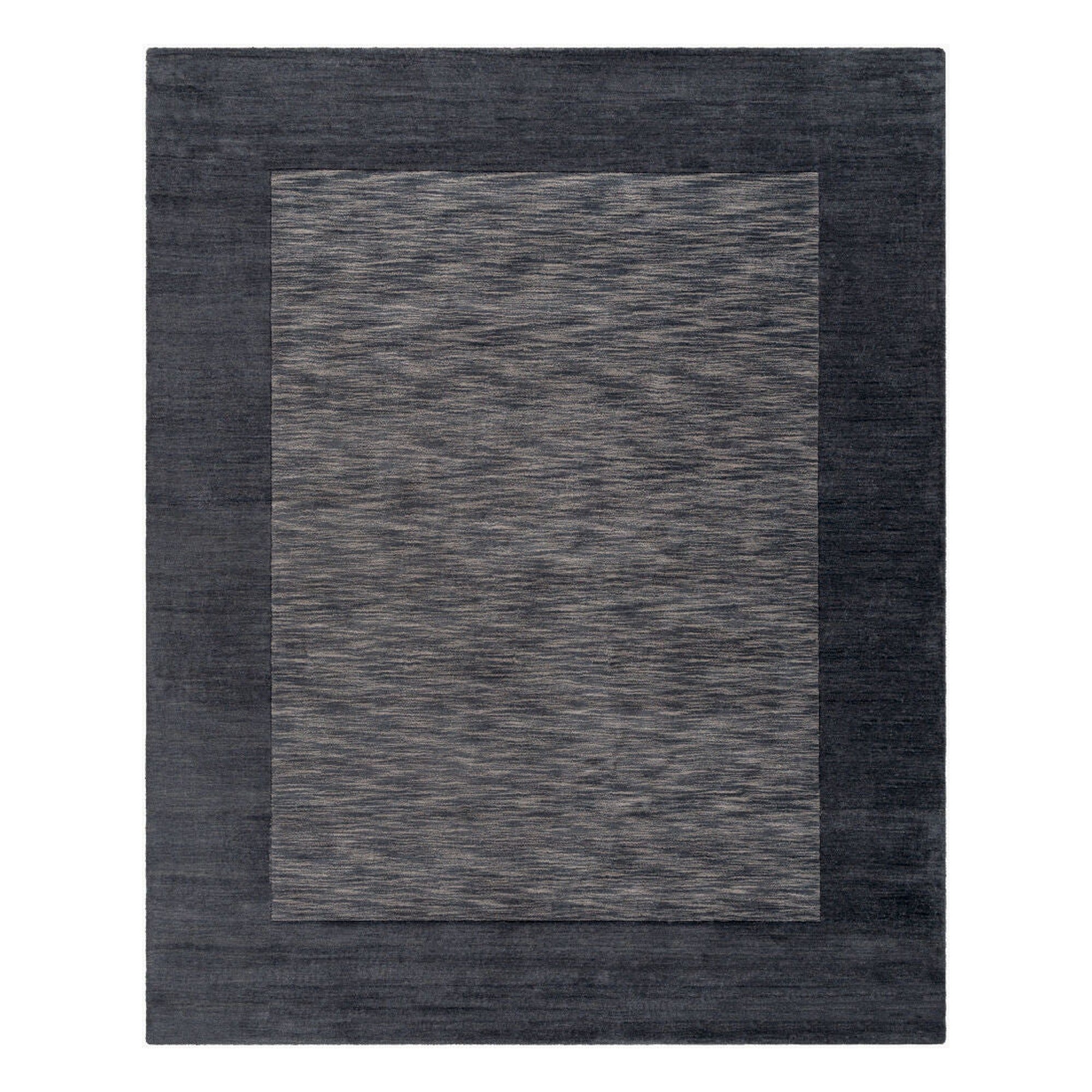 Mystique Black/Charcoal Handmade Rug - 12' x 15'