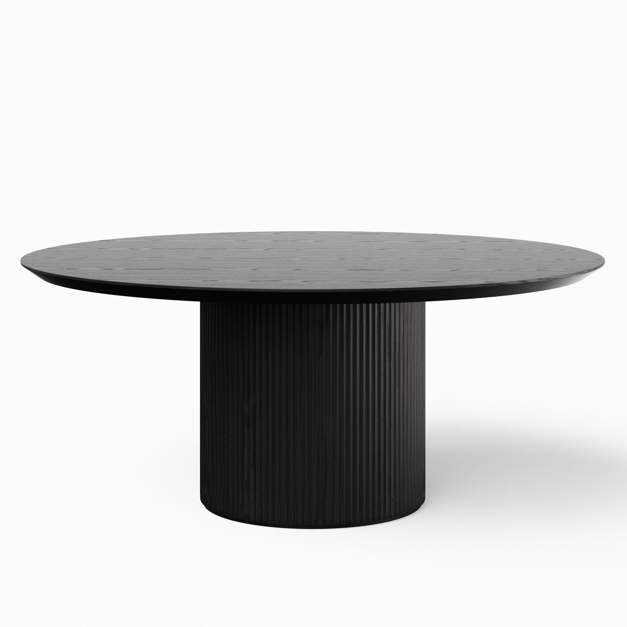 Modern Brazilian - Atenas - Round Dining Table - Ebano Frame