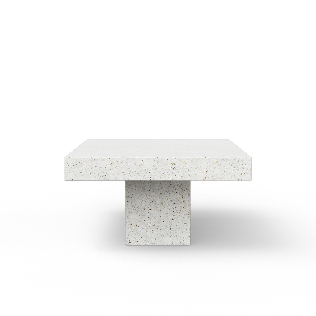 Mixx - Una Rectangle Coffee Table - Ivory Terrazzo
