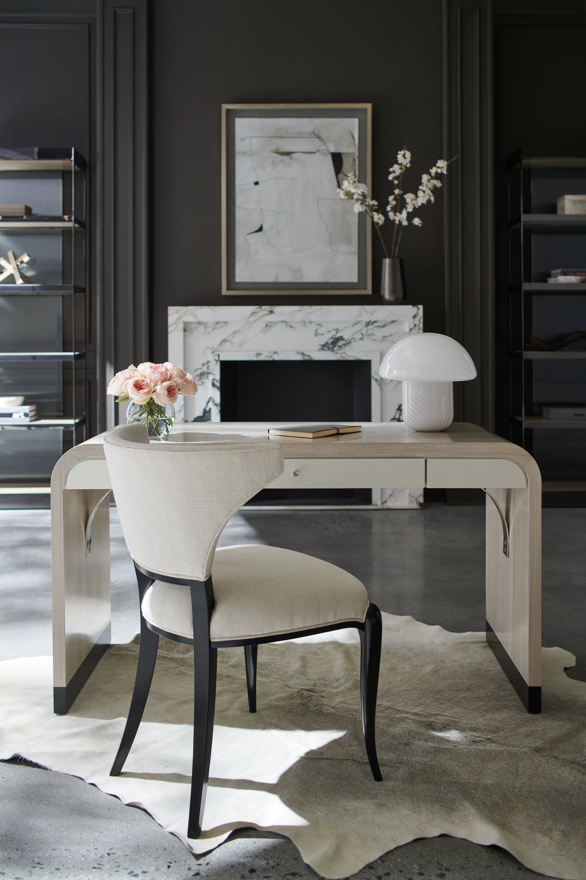 Free Fall Almost Black Desk 54" by Caracole - view 2