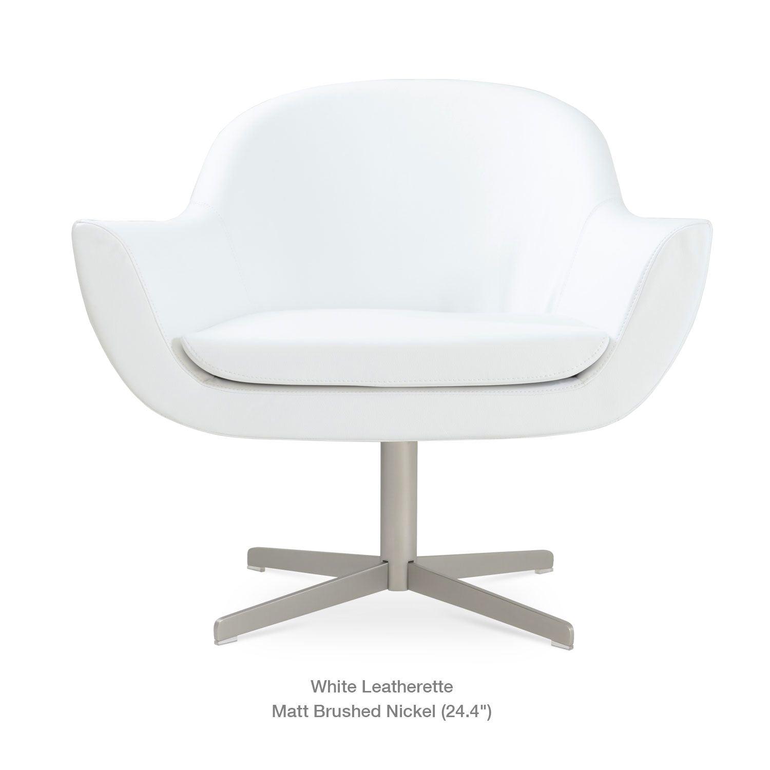 MADISON 4 STAR SWIVEL LOUNGE ARMCHAIR