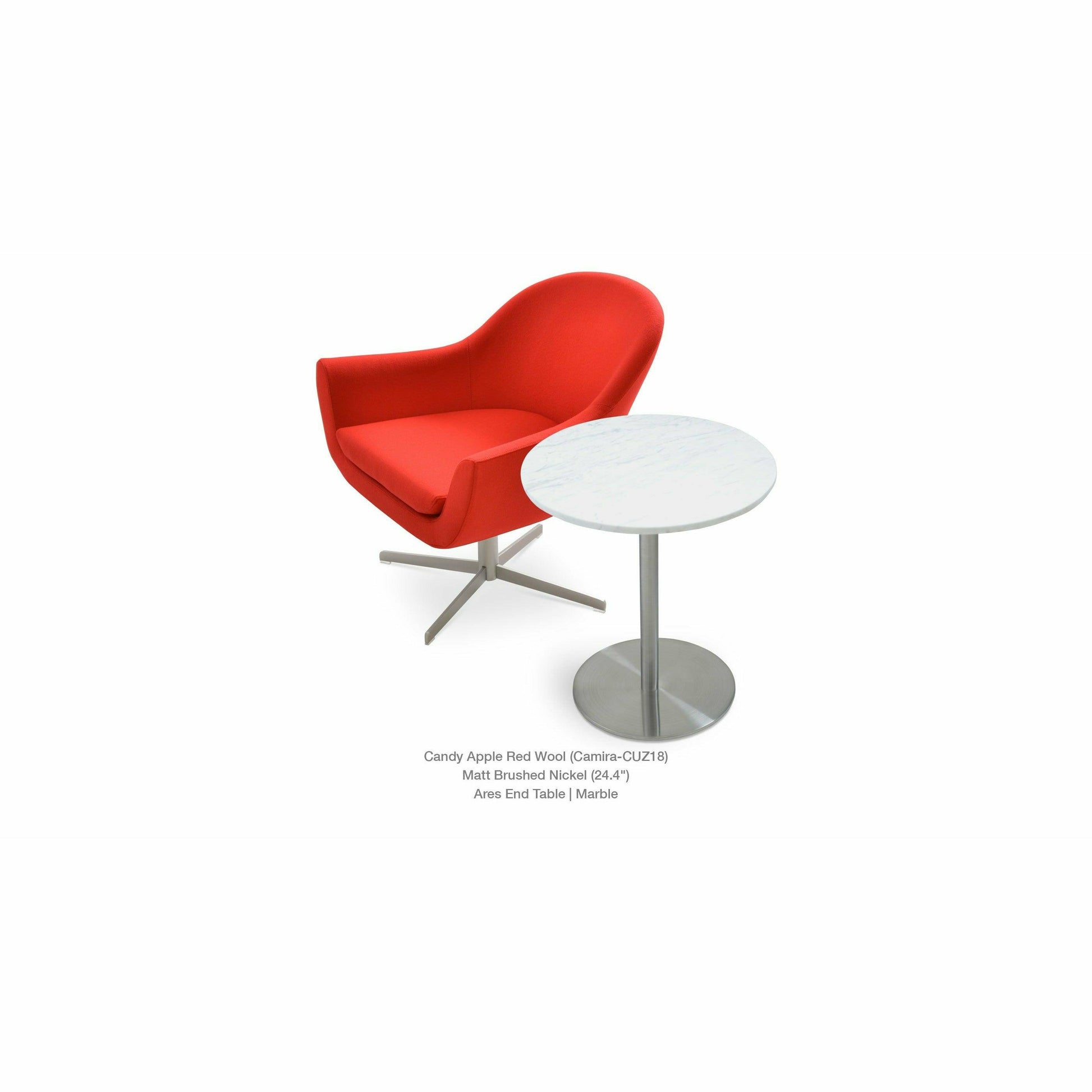 MADISON 4 STAR SWIVEL LOUNGE ARMCHAIR