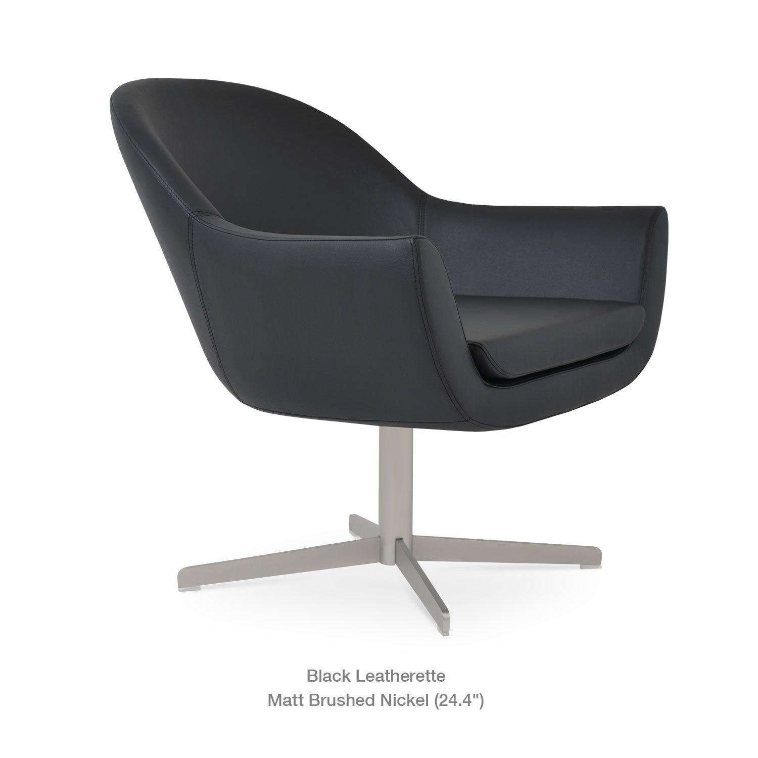 MADISON 4 STAR SWIVEL LOUNGE ARMCHAIR