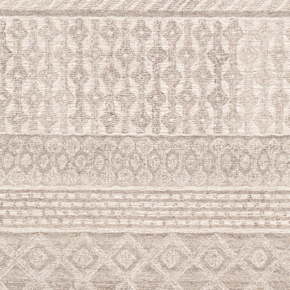 Maroc Dark Brown/Oatmeal Handmade Rug - swatch