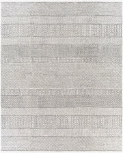 Maroc Black/Oatmeal Handmade Rug - 10' x 14'