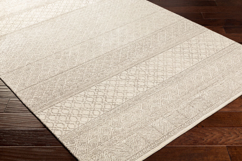 Maroc Dark Brown/Medium Gray Handmade Rug MAR-2302 - corner