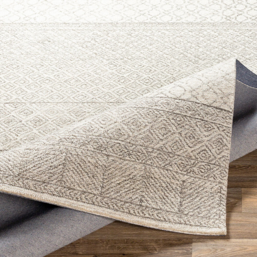 Maroc Dark Brown/Medium Gray Handmade Rug MAR-2302 - fold