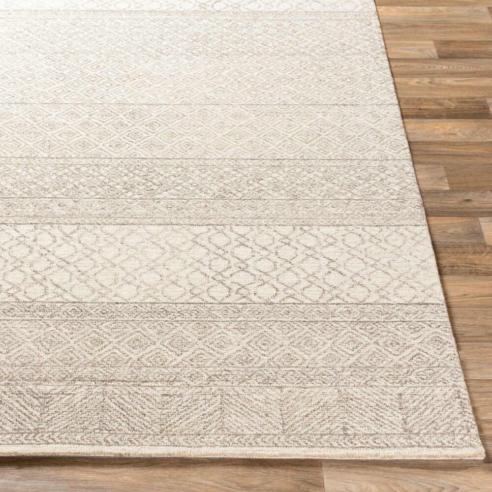 Maroc Dark Brown/Medium Gray Handmade Rug MAR-2302 - front