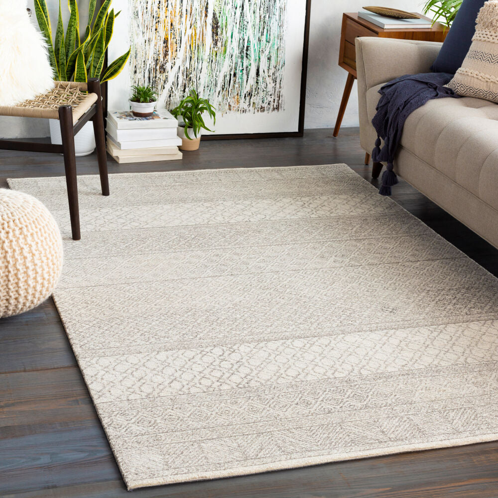 Maroc Dark Brown/Medium Gray Handmade Rug MAR-2302 - roomscene