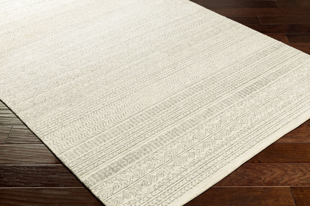 Maroc Dark Brown/Medium Gray Handmade Rug MAR-2303 - corner