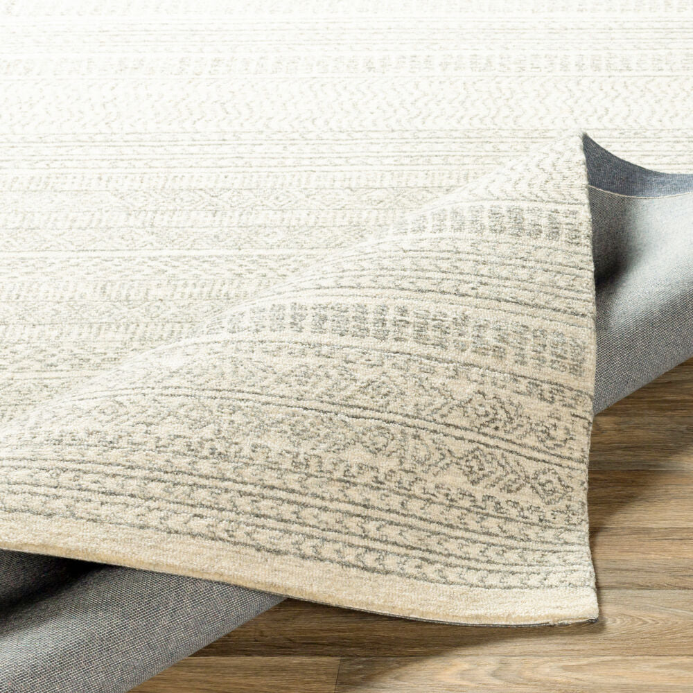 Maroc Dark Brown/Medium Gray Handmade Rug MAR-2303 - fold