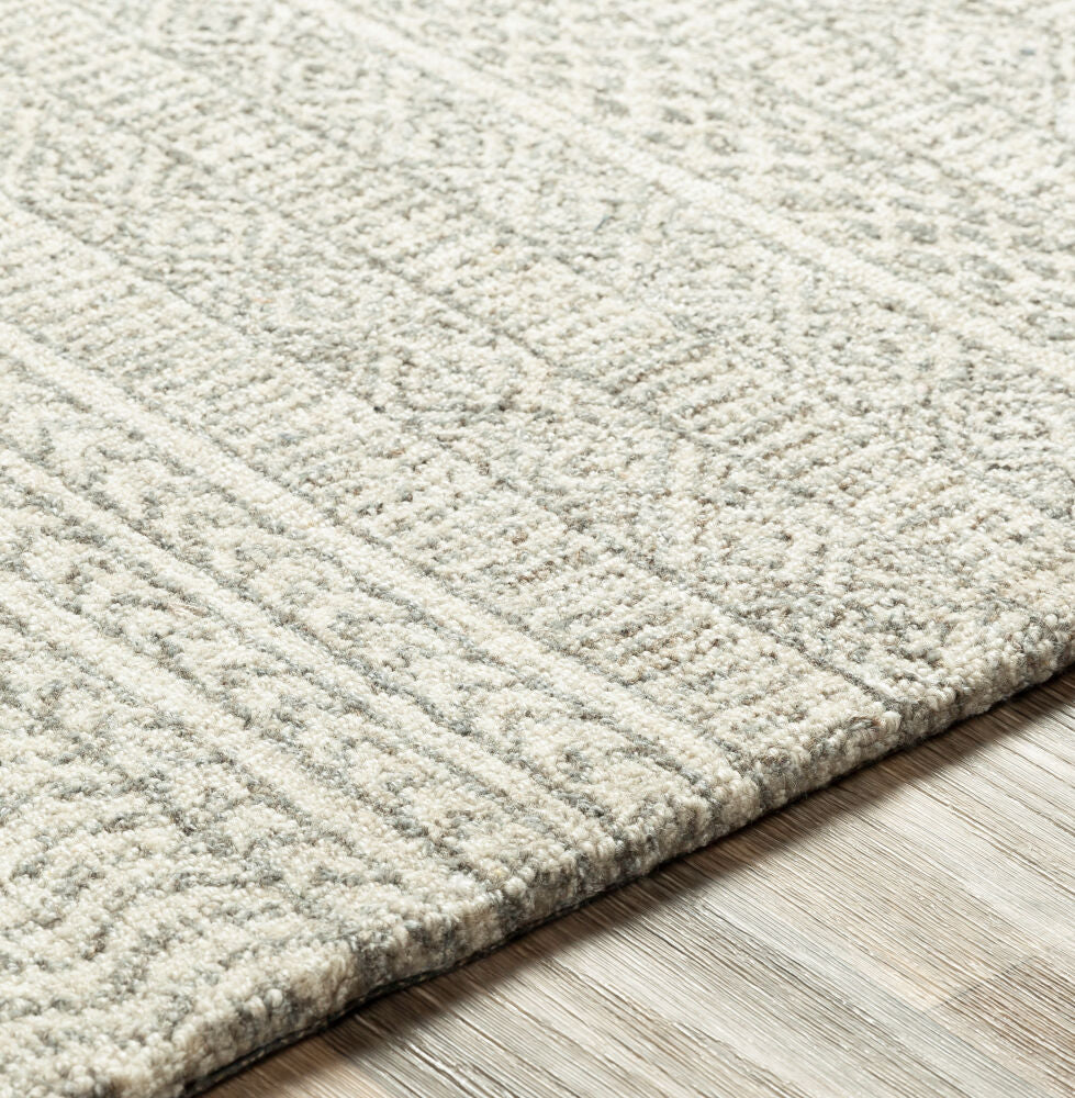 Maroc Dark Brown/Medium Gray Handmade Rug MAR-2303 - texture