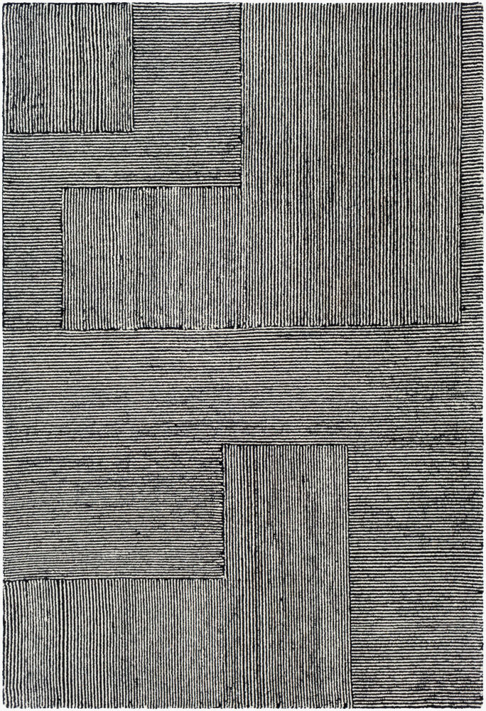 Maroc Black/Cream Handmade Rug MAR-2320 - 10' x 14'